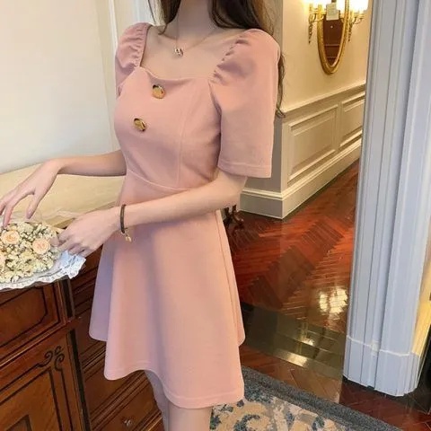 Đầm Nữ Phong Cách Hàn Quốc Đơn Giản Thời Trang
