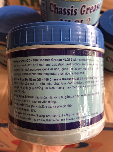 Mỡ Bôi Trơn Đa Năng Chassis Grease NLGI 2