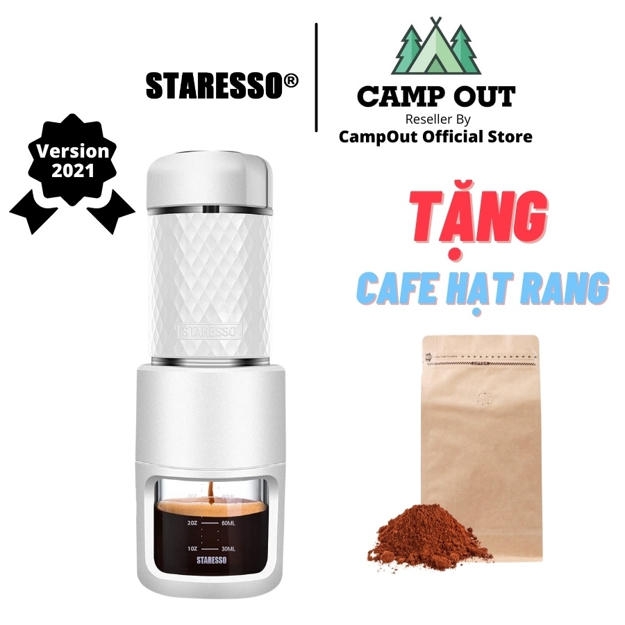 Máy pha cà phê Staresso campoutvn staresso basic du lịch cắm trại máy pha cafe cầm tay campout