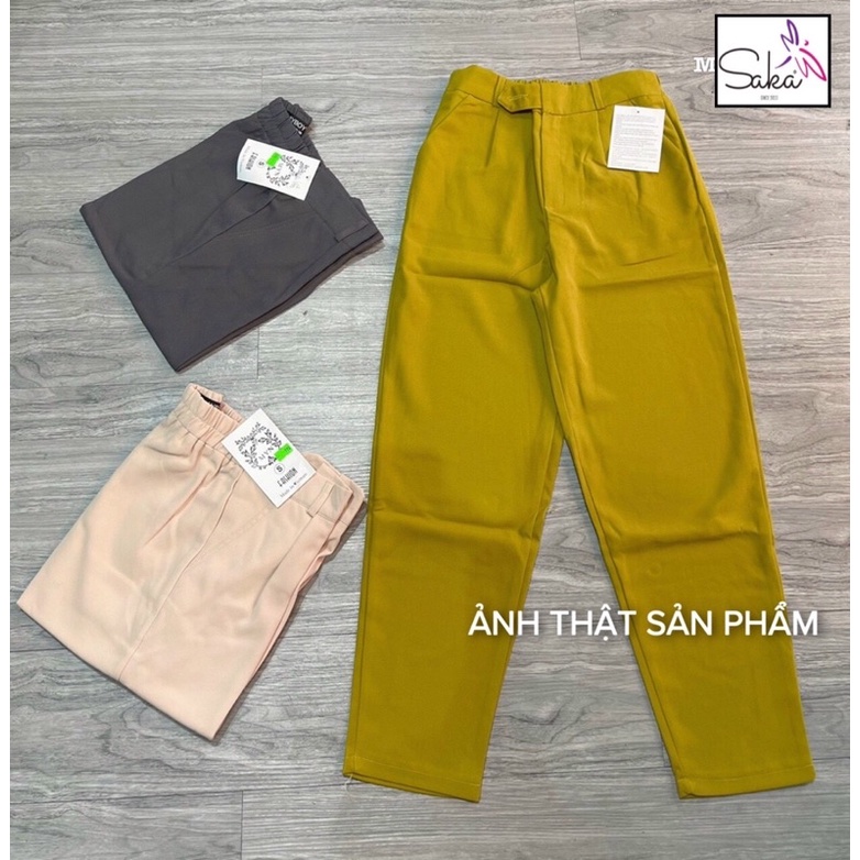 Quần tây nữ công sở dáng rộng thoải mái dễ chịu nhiều màu mã 46522