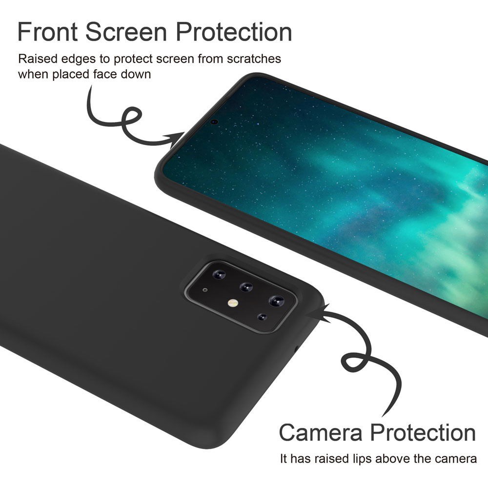 Ốp điện thoại silicon TPU mềm màu kẹo thích hợp cho Samsung Galaxy A51 A71 A31 S10 Lite Note 10 Lite 2020