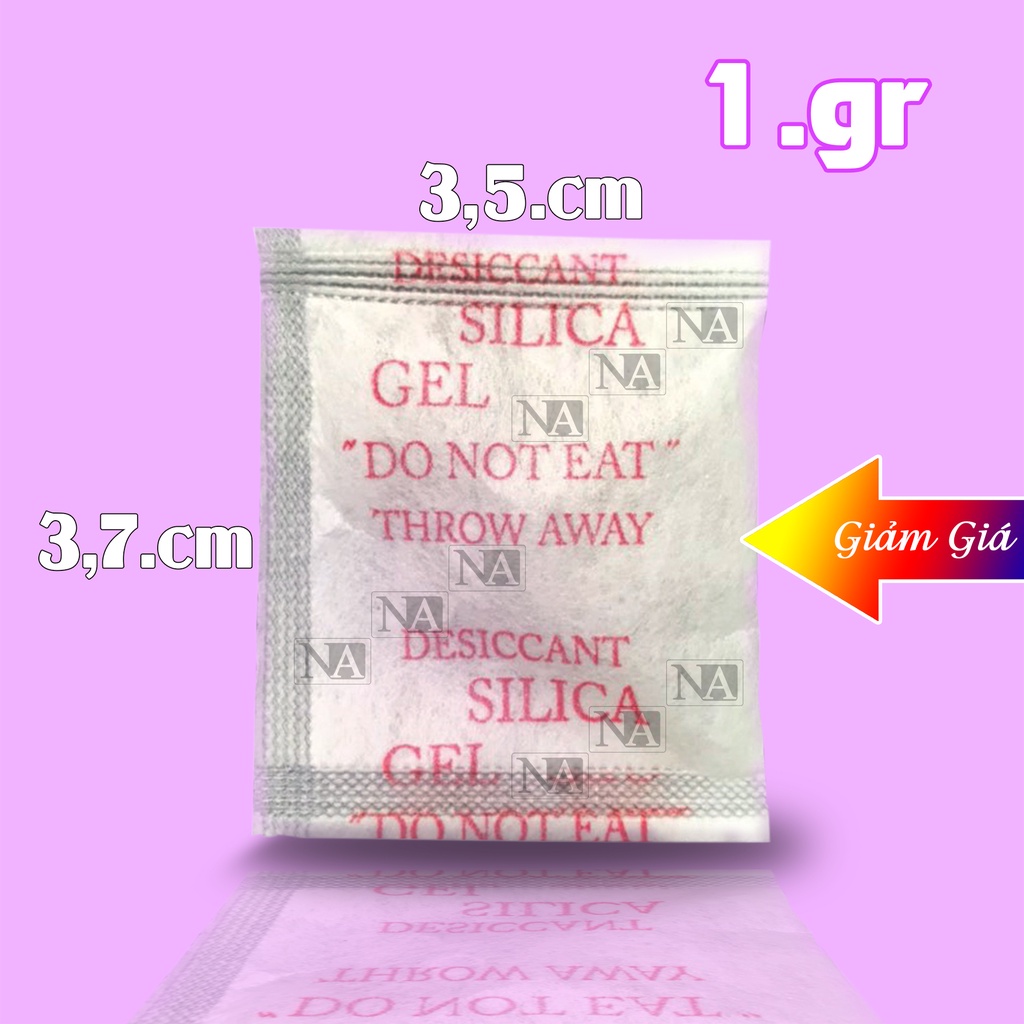 Hạt chống ẩm Silicagel - Gói 1gr