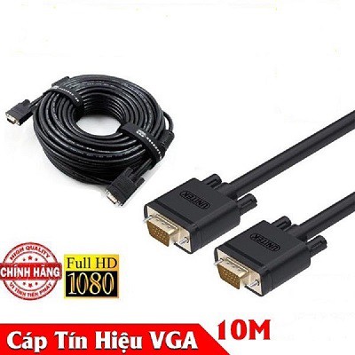 Cáp Màn Hình VGA 10M Unitek (3C+6) YC506