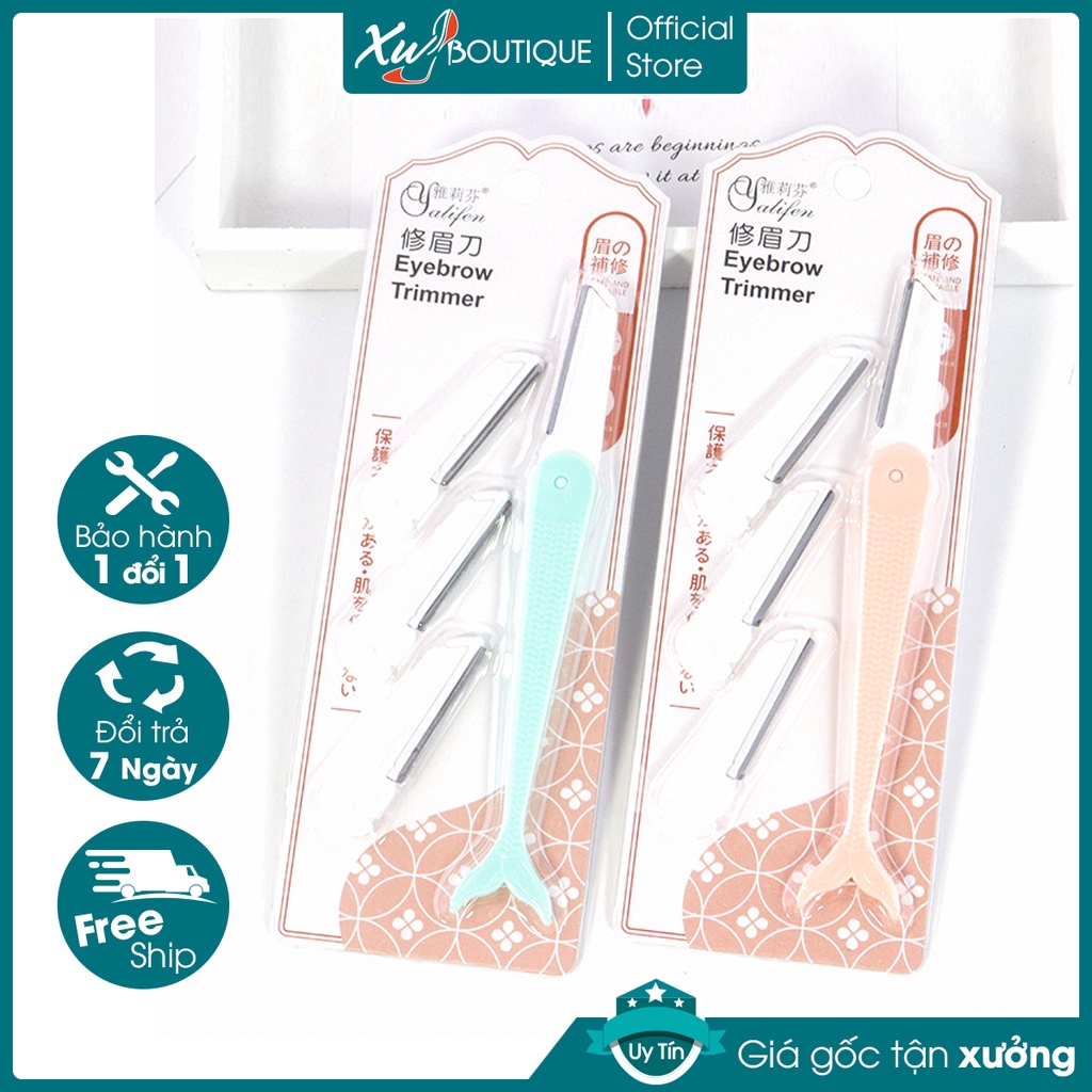 Bộ Dao Cạo, Tỉa Lông Mày, Chân Mày Tóc Mái Tiện Lợi