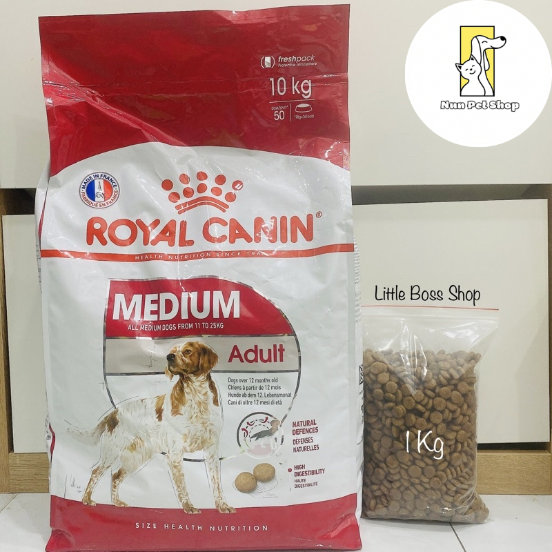 1kg Thức ăn cho chó trưởng thành Royal Canin Medium Adult