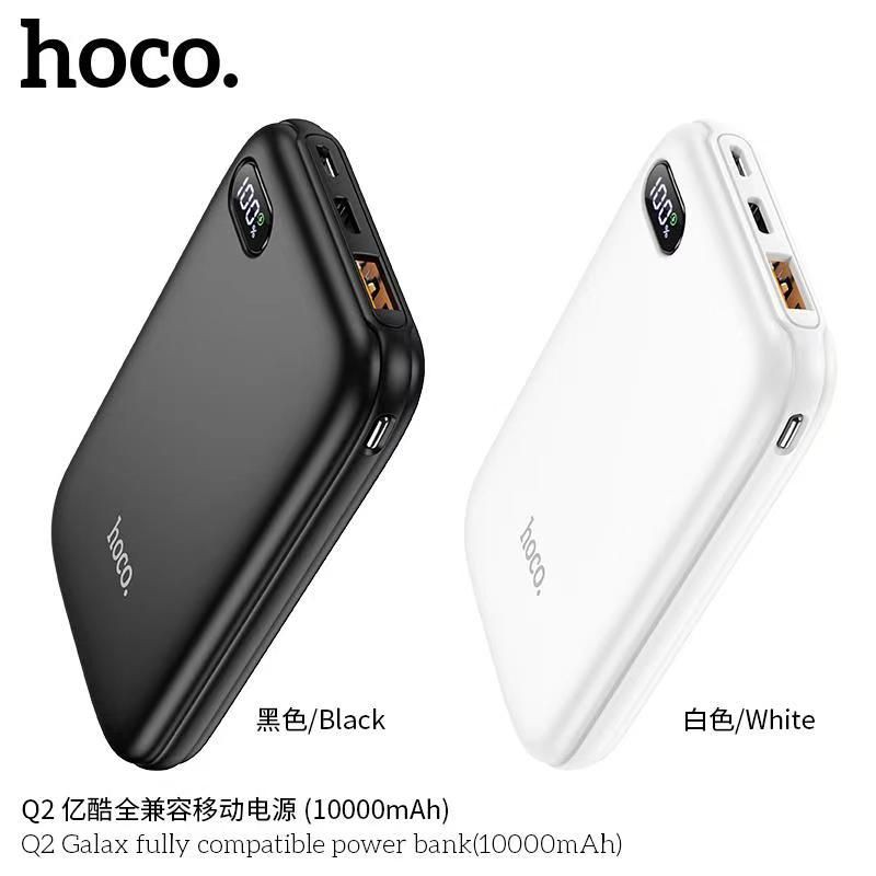 Pin Dự Phòng Hoco Q2 10000mAh💎CAO CẤP💎Sạc Dự Phòng Tích Hợp Sạc Nhanh QC3.0 và PD20W Đèn Led Hiển Thị - Bảo Hành 1 Năm