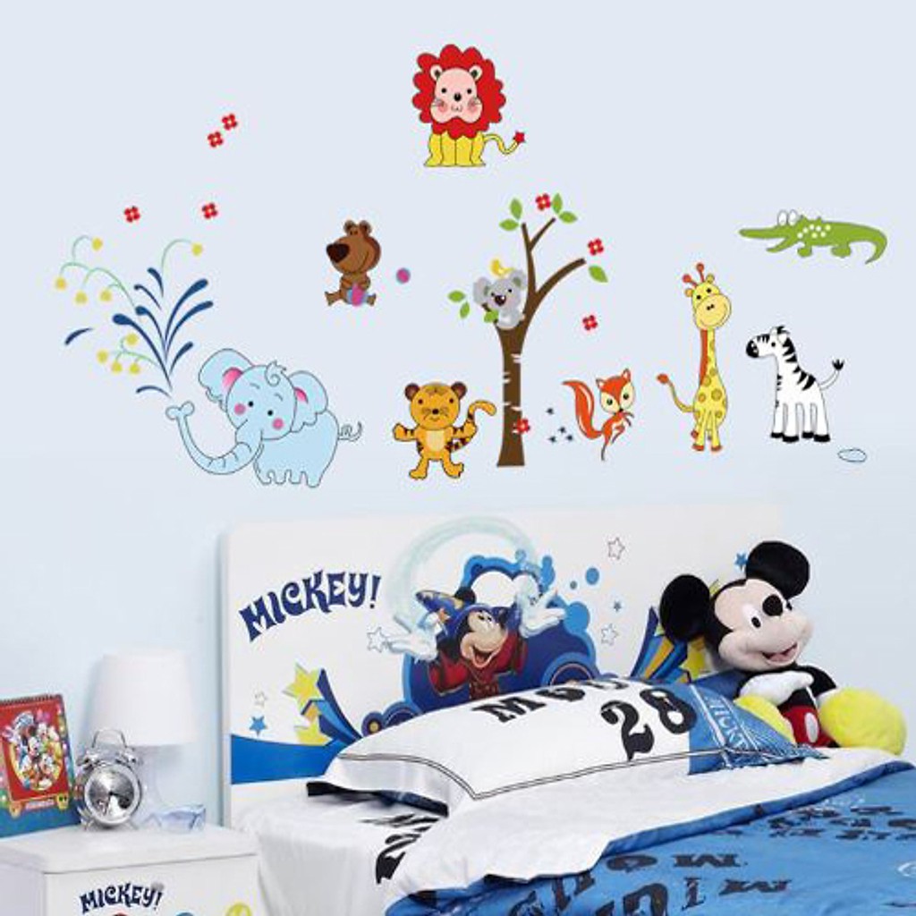 Decal Dán Tường Cao Cấp Hình The zoo