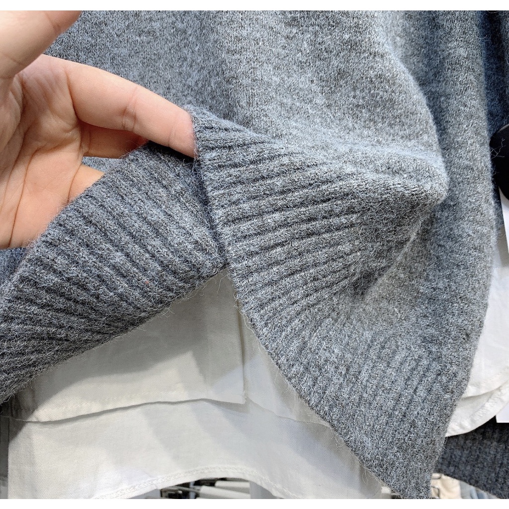 210775 Áo gile len họa tiết nữ ulzzang , áo len nữ freesize ( không kèm sơ mi ) | BigBuy360 - bigbuy360.vn