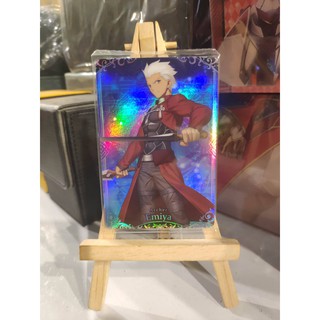 Thẻ bài bánh xốp Fate Grand Order FGO Emiya SP - Super Rare - Tặng bọc bài nhựa bảo quản