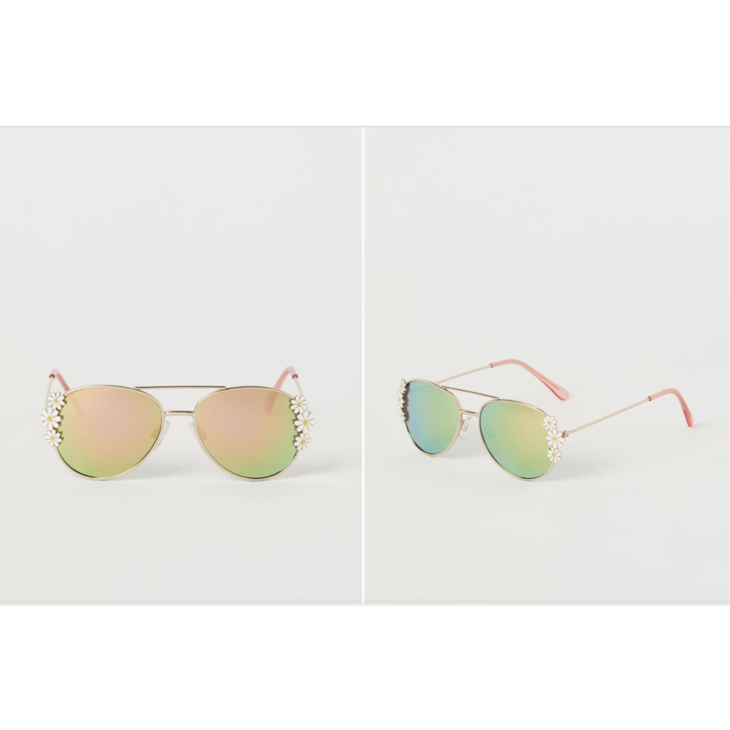 Kính aviator hoa cúc HM H&amp;M sz 2-4y_hàng chínhhãng authentic