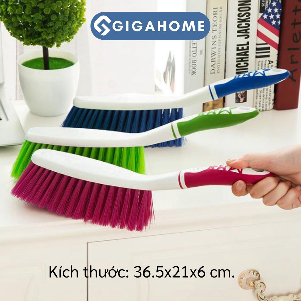 Chổi Nhựa Quét Bụi Ghế Sofa, Thảm Đa Năng GIGAHOME Tay Cầm Bọc Cao Su 4004