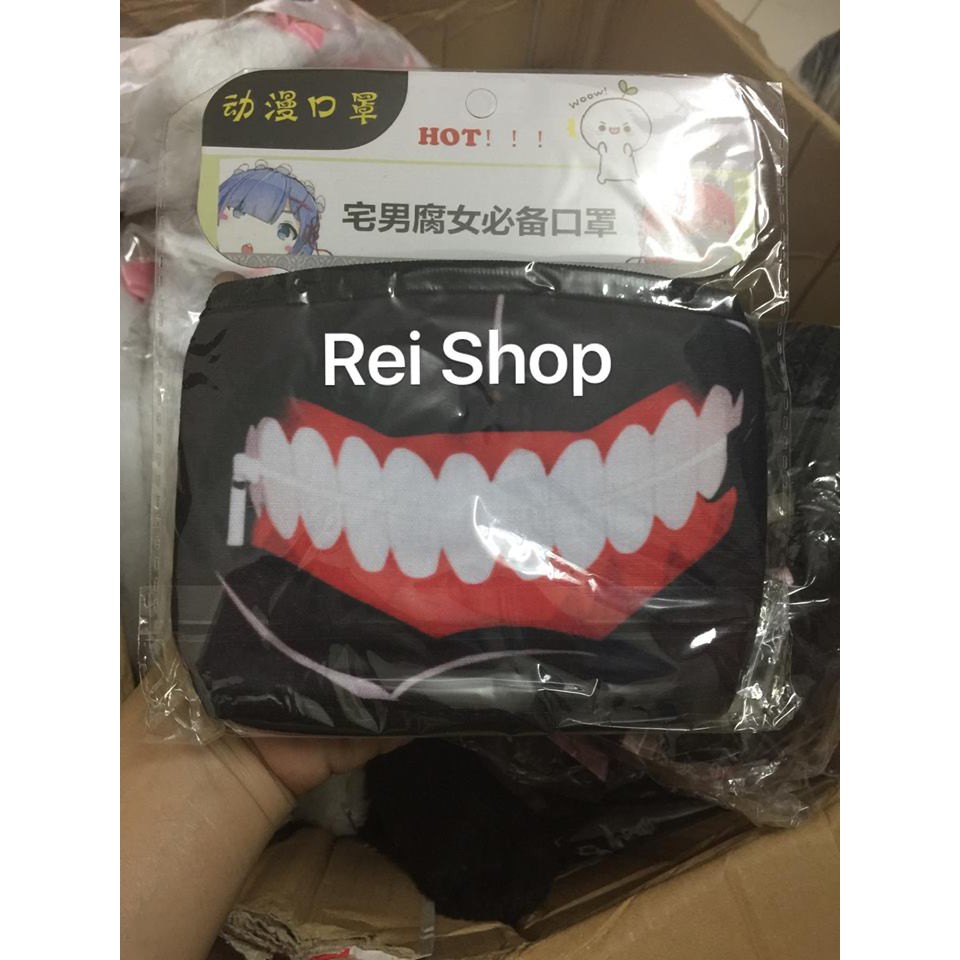Khẩu trang Kaneki - Khẩu trang Tokyo Ghoul anime Nhật Bản