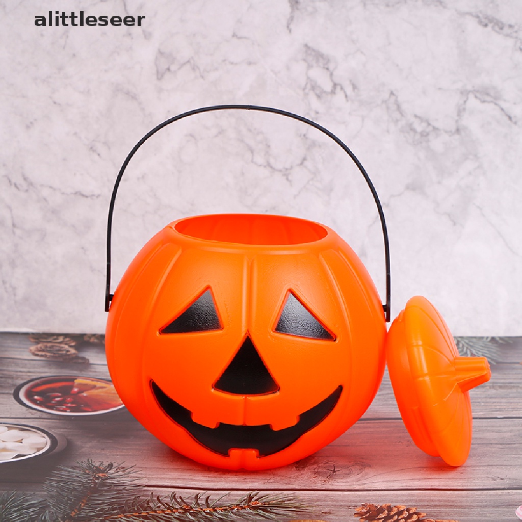 Xô Nhựa Đựng Bí Ngô Trang Trí Halloween