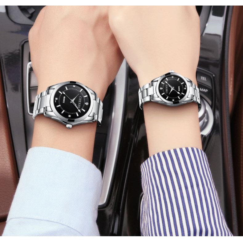 Đồng Hồ Nam Nữ Chenxi Mặt Tròn Thép Không Rỉ, Hàng Rất Chắc Chắn, Hàng Tốt.