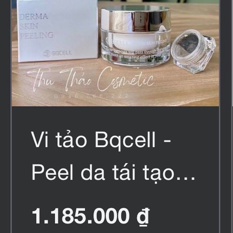 Thay da sinh học Peel Vi Tảo BQCell Derma Skin Peeling Hàn Quốc