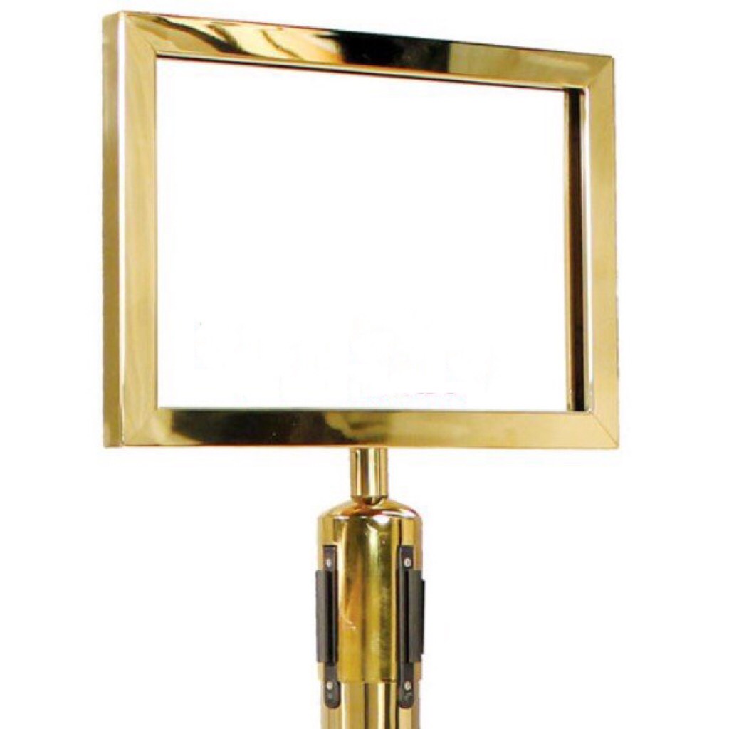 Bảng cắm cột chắn inox, Bảng menu gắn cột chắn inox khổ A3, A4, A5