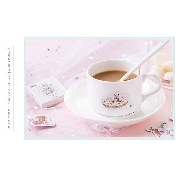 Bộ 45 Sticker Thỏ Cà Rốt E77