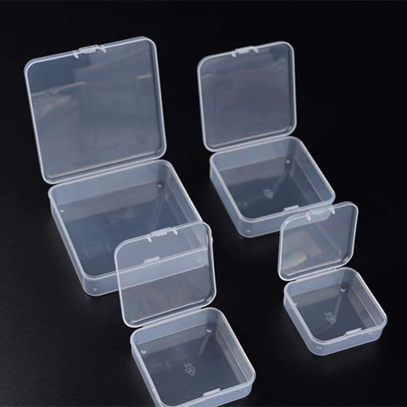 Sỉ 100 hoặc 200 hộp mini trong suốt tùy phân loại HÀNG KHÔNG BAO BÌ đựng phụ kiện.