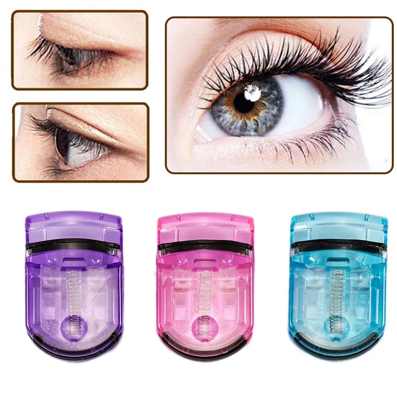 Dụng Cụ Uốn Lông Mi Mini Hình Vuông Bằng Nhựa Tiện Dụng