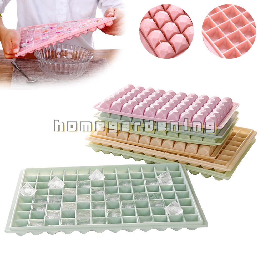 Khuôn Làm Đá Viên Hình Viên Kim Cương 60/96 Ngăn Tiện Dụng