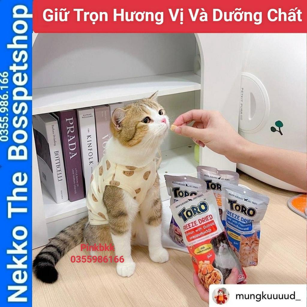 Cá Khô Viên Siêu Cấp Sấy Lạnh Toro Freeze Dried⚡NỘI ĐỊA THÁI ⚡ sp cùng cty sản xuất Nekko