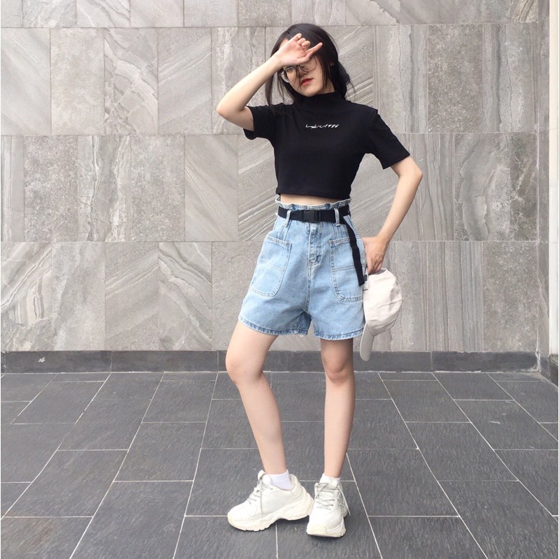[Mã FAGREEN245 giảm 10% tối đa 30K đơn 99K] Shorts jeans 8455
