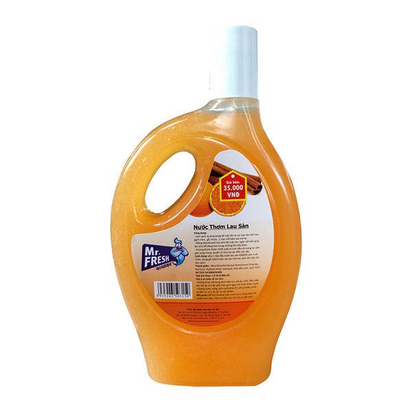 Nước thơm lau sàn Mr.Fresh 1.1L Hương Ccam Quế