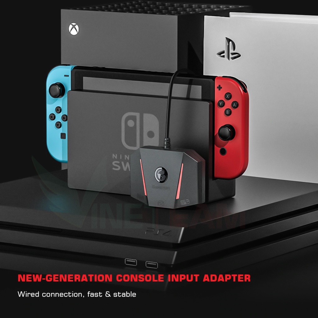 (Hỗ trợ PS5) Gamesir VX2 AimBox bộ chuyển đổi bàn phím chuột cho Nintendo Switch/PS4/Xbox -dc4727