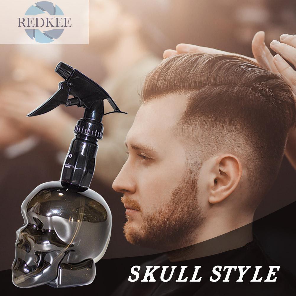 (Hàng Mới Về) Bình Xịt Phun Sương Tạo Kiểu Tóc Hình Đầu Lâu 500ml