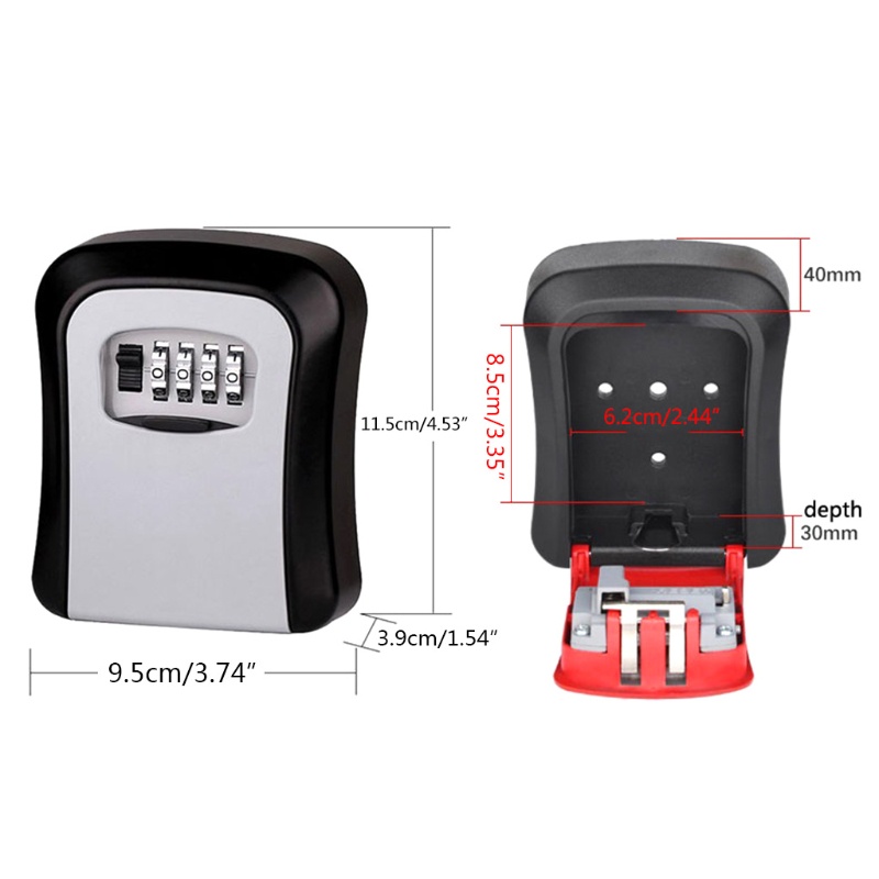 Bộ Ổ Khóa 4 Chữ Số Gắn Tường An Toàn