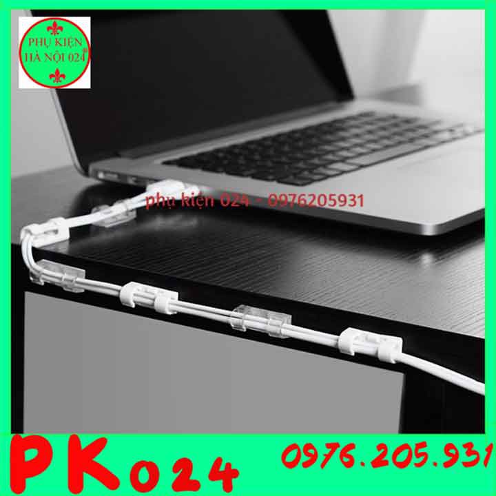 Bộ 20 Nút Cố Định Cáp Sạc Dây Điện Chống Đứt Gẫy Trên Xe, Bàn Làm Việc