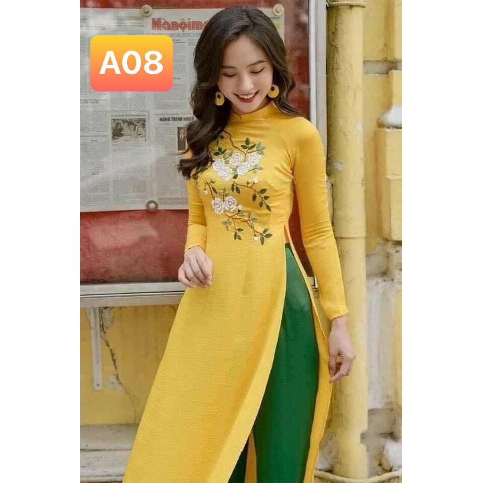 Áo dài đẹp 🌸Freeship 🌸đẹp sang mặc phù hợp với mọi sự kiện