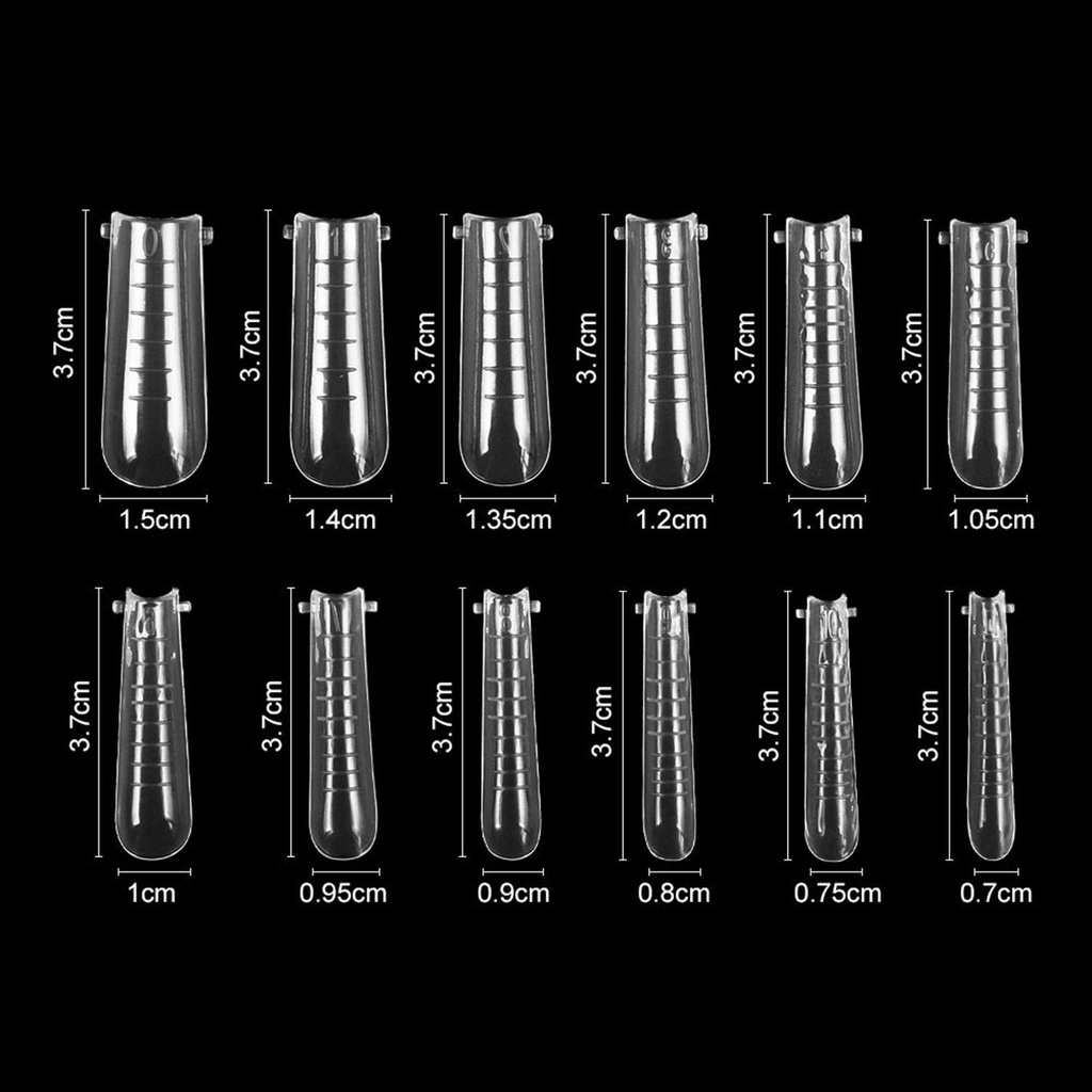 Túi 60 Móng Tay Giả Hai Cách Sử Dụng Để Nối Dài Móng Gel UV Acrylic