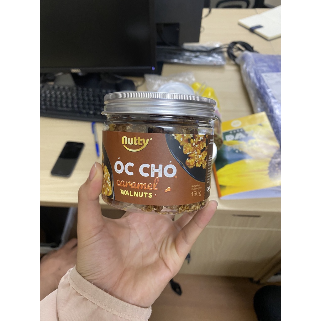 Hạt Óc Chó Vị Caramel Sấy Khô Tự Nhiên Nutty Giàu Dinh Dưỡng, Tốt Cho Sức Khỏe | Meta Freshgo