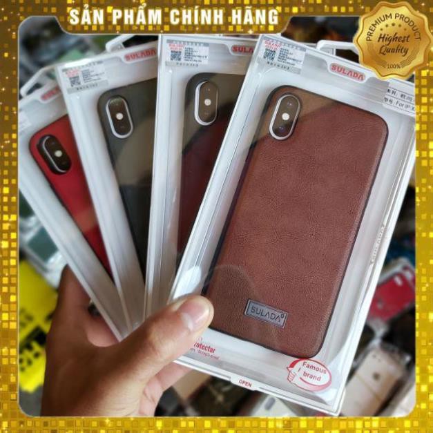 Ốp lưng Sulada vân da iPhone X/ Xs