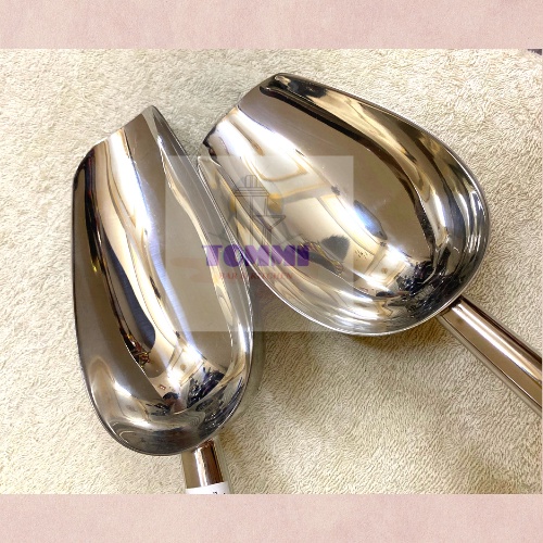 Xúc Đá Inox Cao Cấp HÀNG LOẠI 1 DÀY Muỗng Xúc Đá Inox - Dụng Cụ Pha Chế