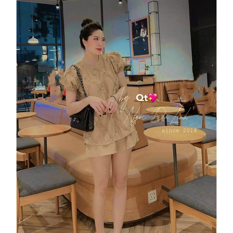 Set đũi trần trám hot hit, sang chảnh, thoải mái - Hàng có sẵn - Xưởng may Lộc Vân - V42