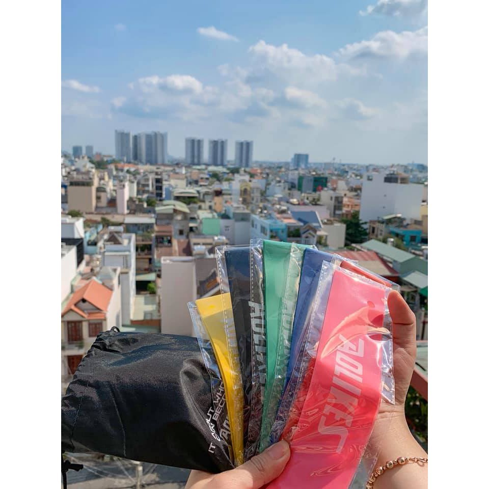 Dây kháng lực Cao Su Mini Band Aolikes Tập Chân Mông Đùi Đa Năng,P