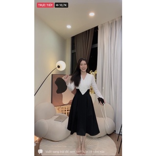 🌺 Đầm phối thân ren Loan Lâm🌺