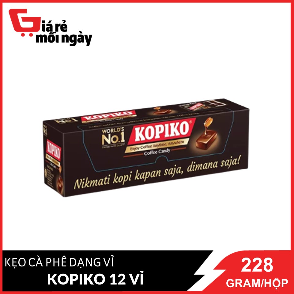 Hộp Kẹo cà phê Kopiko Coffee Hộp 288g