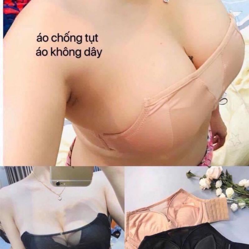 ÁO NGỰC KHÔNG DÂY PINK - VICTORIA CHỐNG TỤT THẦN THÁNH(cam kết không tụt, không bửa, ôm khít) FREE SHIP