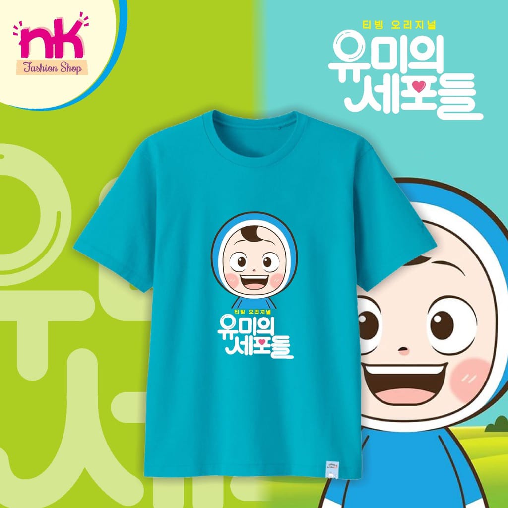Áo Thun Drama Hàn Quốc | Áo Drakor | Áo Thun Yumi Cells2 - Trẻ Em, Thanh Thiếu Niên & Người Lớn - Cực Kỳ Cotton Mềm 30 's
