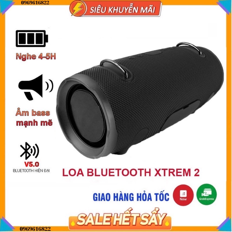 LOA BLUETOOTH XTREME 2 CỠ LỚN, Loa Nghe Nhạc Bluetooth Âm Thanh Chất Lượng - Có Cắm Thẻ USB