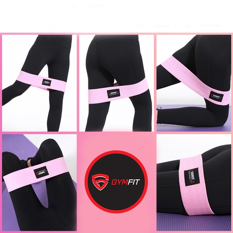 Dây Superband chun vải cao cấp co giãn tốt đầm chắc khi luyện tập độ đào căng tròn