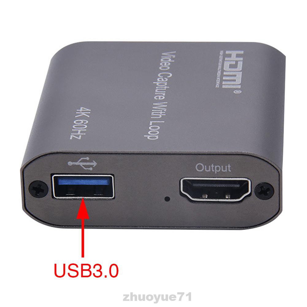 Portable HD 1080P Broadcasting Recording Live Streaming Online Teaching USB3.0 HDMI Video Capture Card