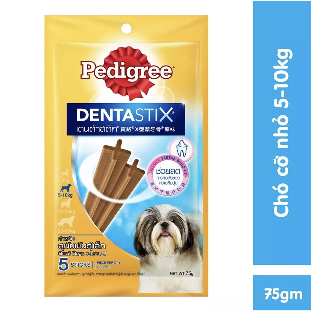 Xương gặm Pedigree Dentastix sạch răng, bổ sung canxi cho chó