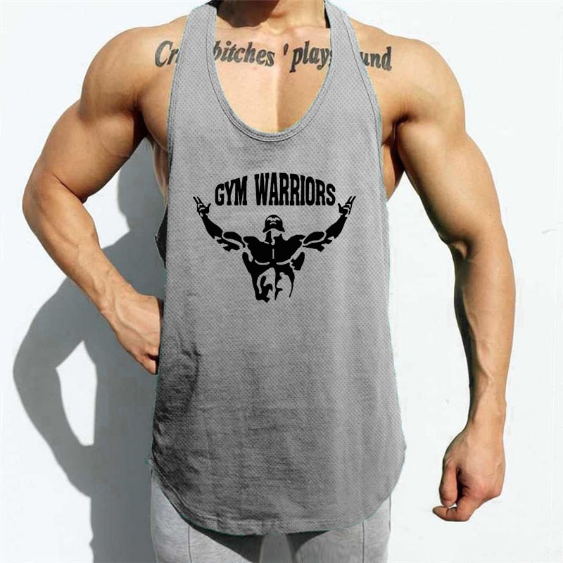 New Workout Men's Mesh Tank Top Muscle Singlets Fashion Sports Undershirt Gym Clothing Bodybuilding Sleeveless Fitness Vest