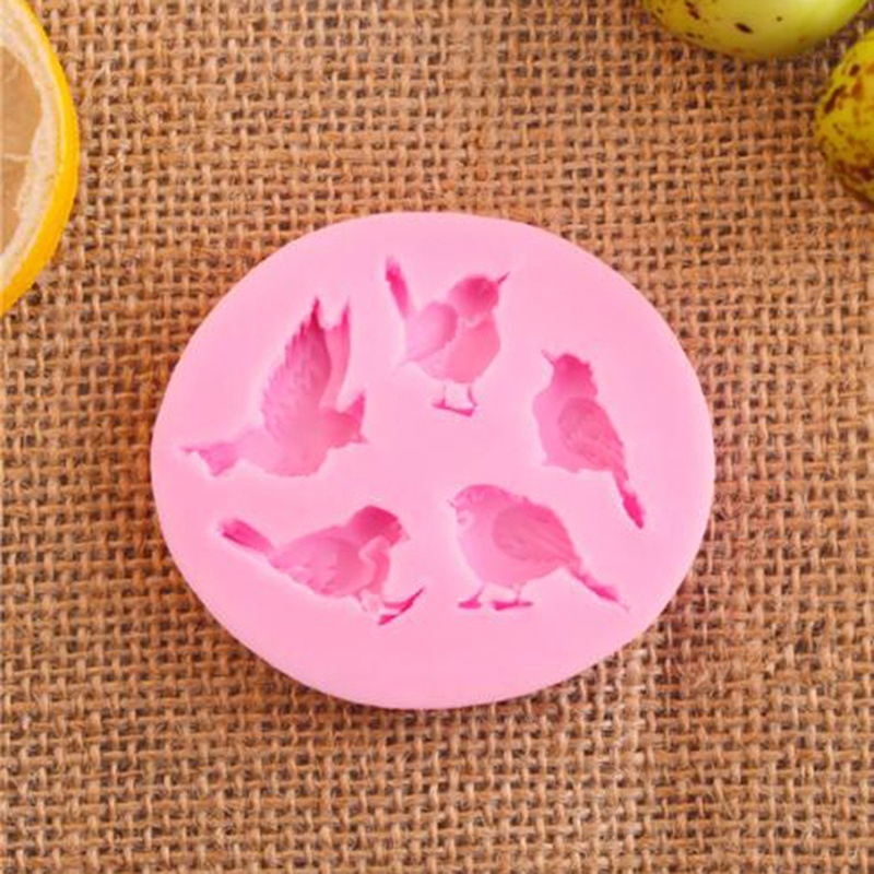 Khuôn Làm Bánh Chất Liệu Silicone Hình Chú Chim Dễ Thương
