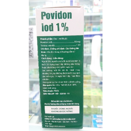 POVIDON súc họng và súc miệng