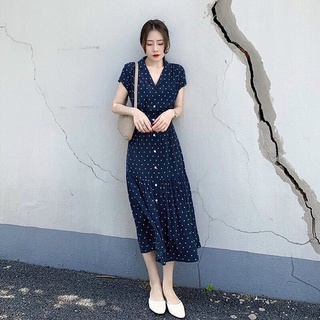 Đầm lụa bi xoè cánh dơi M.L.XL